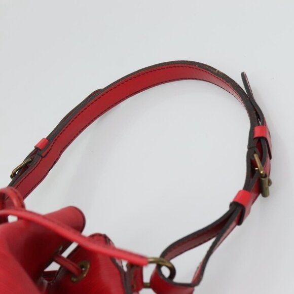 Authentic LOUIS VUITTON Epi Noe Shoulder Bag Red M44007 LV - Picture 15 of 16